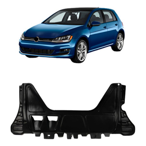 Defletor Parachoque Inferior Vw Golf 2013 2015 2016 2017