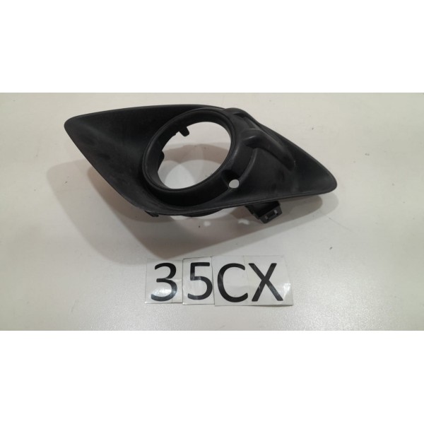 Moldura Farol Milha Esq Mitsubishi Outlander 10-14 Preto