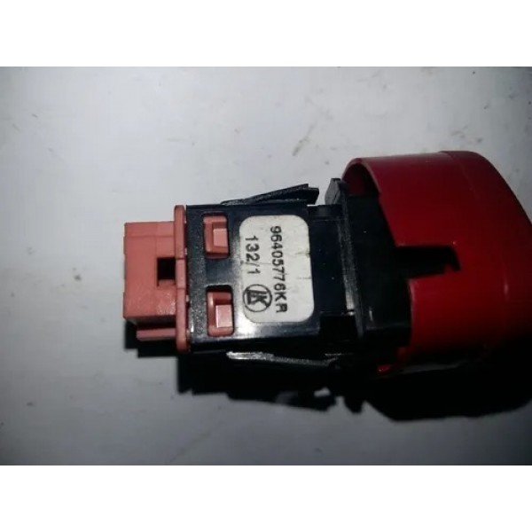 Botao Do Alerta Do Citroen C3 Preto