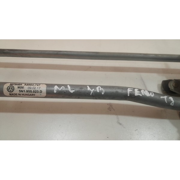 Mecanismo Do Limpador Do Parabrisa Tiguan 2014/17 Com Motor