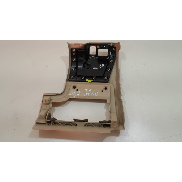 Acabamento Inferior Esquerdo Painel Vw Tiguan 2015 Bege