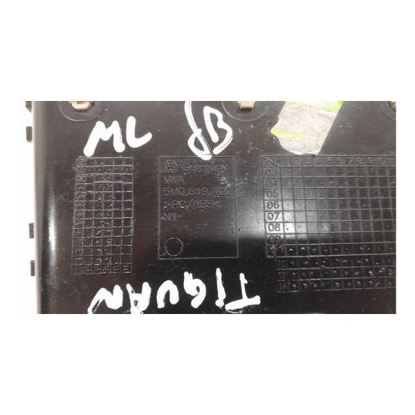 Moldura Comando De Ar Painel Volkswagen Tiguan 5m0819422
