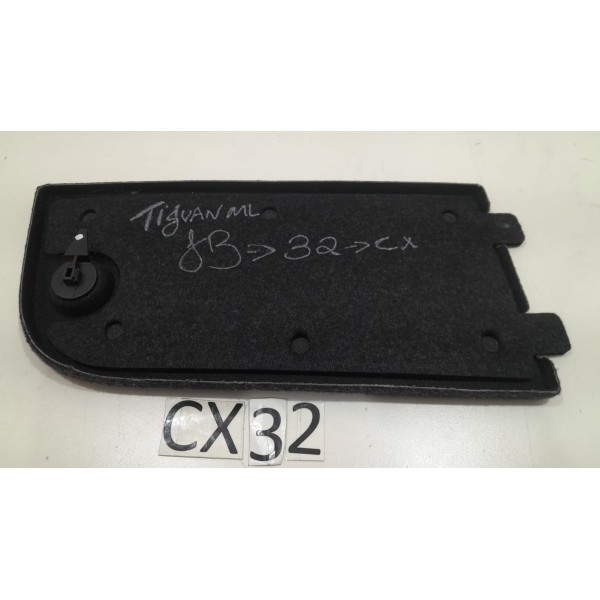 Moldura Tampa Interna Porta-malas Vw Golf/tiguan 1j0867468   Preto