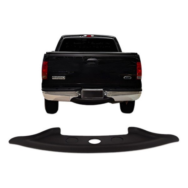 Pisante Parachoque Traseiro F250 1997 A 2012 Preto Meio Preto