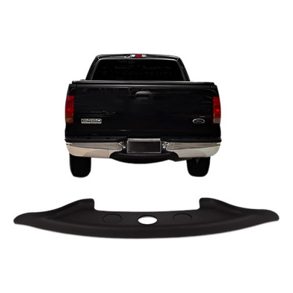 Pisante Central Parachoque Traseiro F250 1997 A 2012 Preto