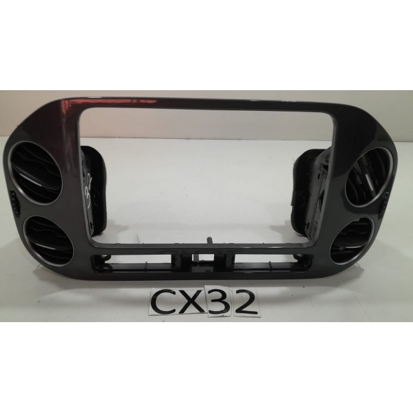 Moldura Painel Central Com Difusor Ar Tiguan 2017 Orig