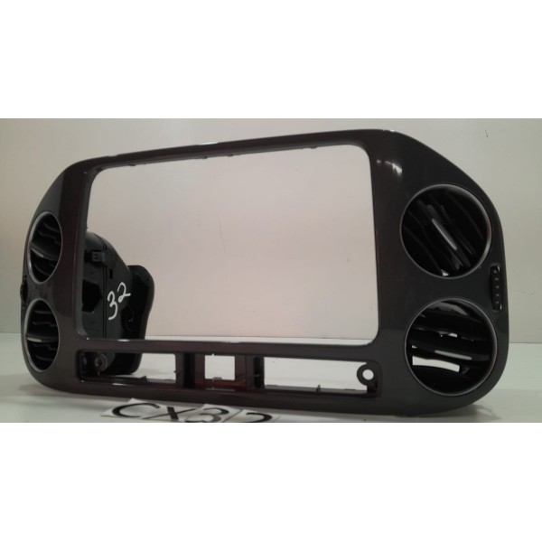 Moldura Painel Central Com Difusor Ar Tiguan 2017 Orig