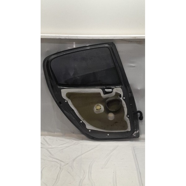 Porta Traseira Esquerda Peugeot 207 09/ Apenas Lata Detalhe Preto