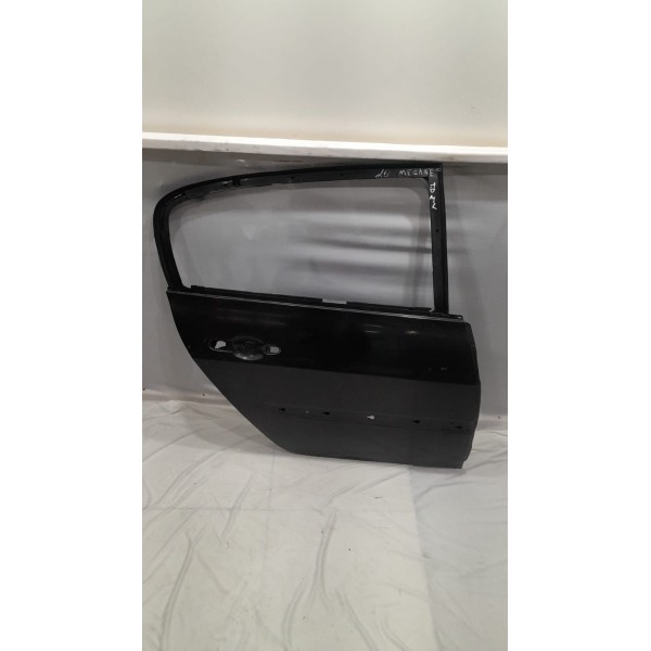 Porta Traseira Direita Megane 07 08 09 10 11 Apenas Lata Preto