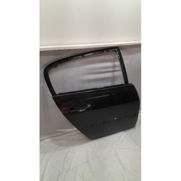 Porta Traseira Direita Megane 07 08 09 10 11 Apenas Lata Preto