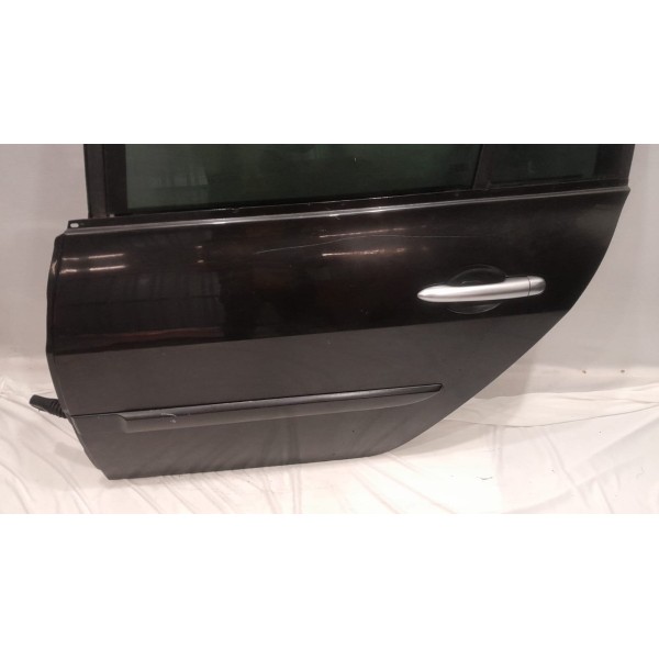 Porta Traseira Esquerda Megane 07 08 09 10 11 Apenas Lata Preto