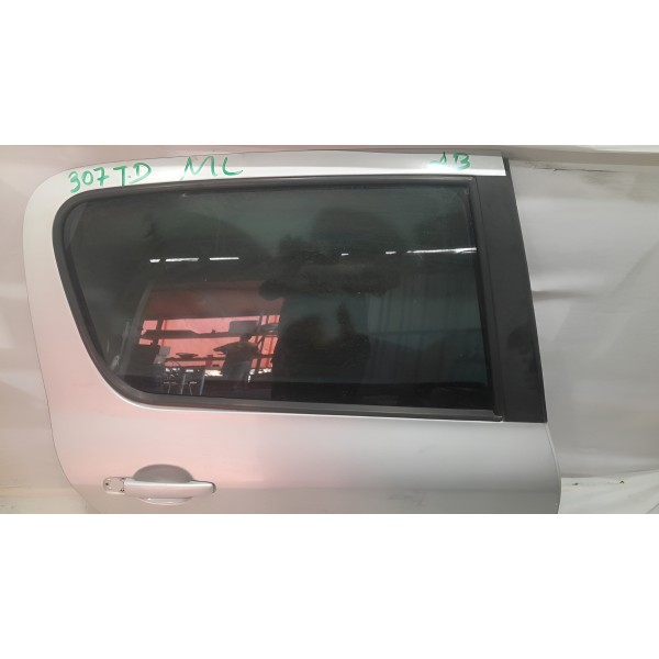 Porta Traseira Direita Peugeot 307 03/11 Original (lata) Cinza