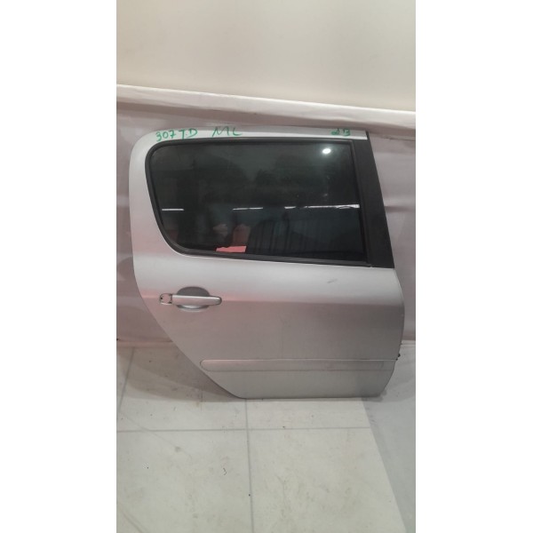 Porta Traseira Direita Peugeot 307 03/11 Original (lata) Cinza