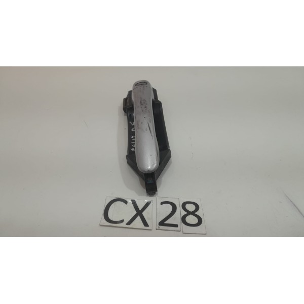 Maçaneta Externa Dianteira Esquerda Fiat Palio  Prateado