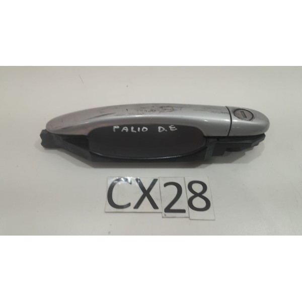 Maçaneta Externa Dianteira Esquerda Fiat Palio  Prateado