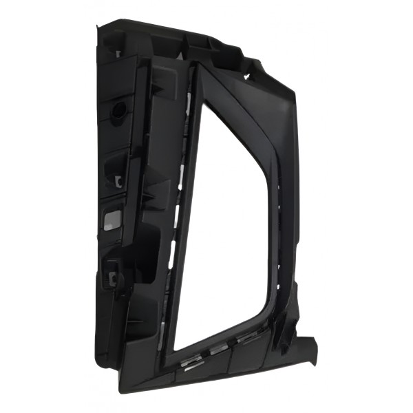 Moldura Farol Milha Virtus Novo Polo 2018 Lado Esquerdo Preto