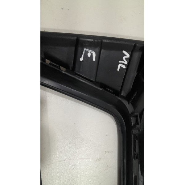 Moldura Farol Milha Virtus Novo Polo 2018 Lado Esquerdo Preto