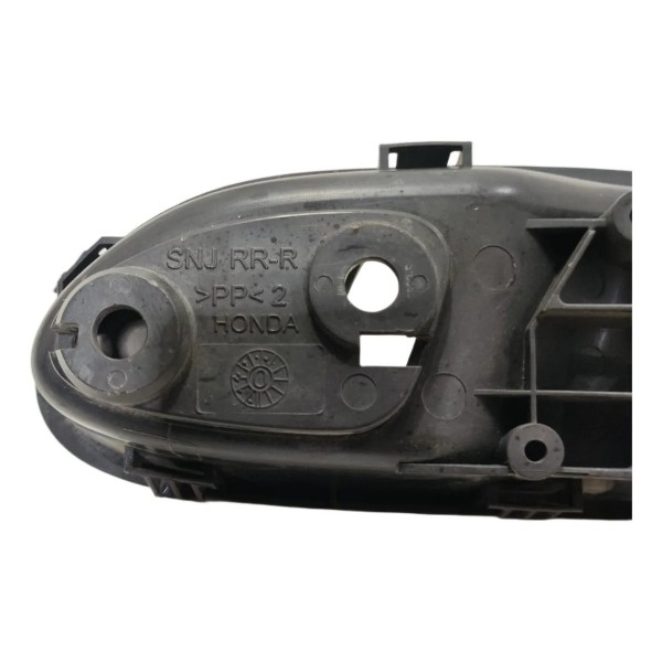 Maçaneta Interna Traseira Direita Civic 2007 A 2011 Preto Traseira