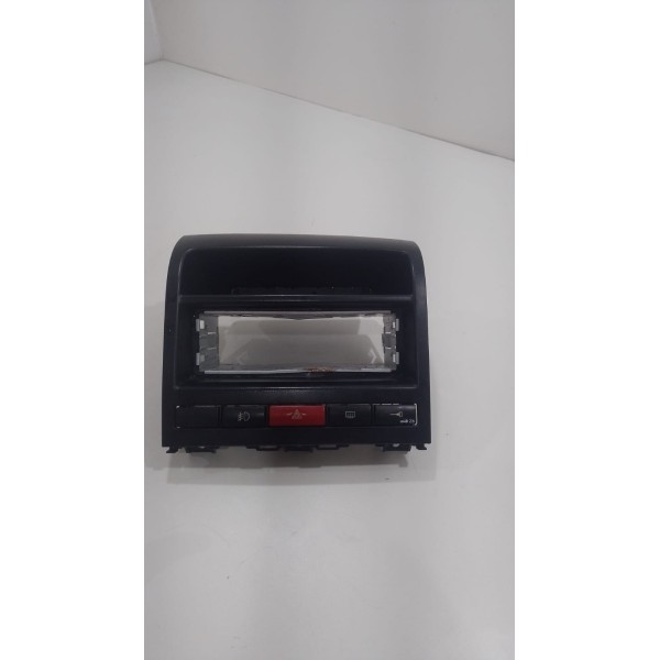 Moldura Preta Fiat Rádio 1din Painel Idea Fase 1 2011 A 201