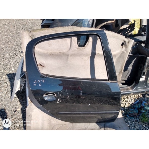 Porta Do 207 Traseira Direita  Traseira Direita Preto