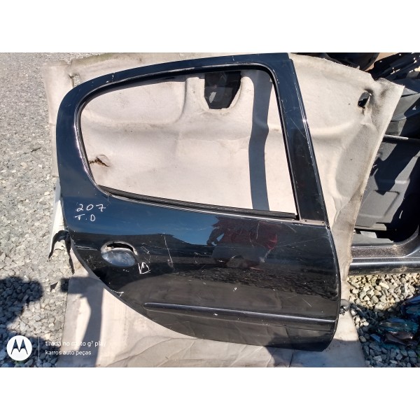 Porta Do 207 Traseira Direita  Traseira Direita Preto