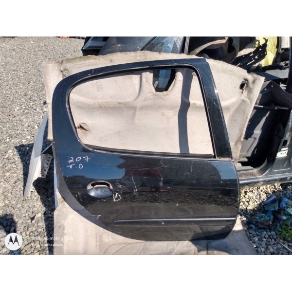 Porta Do 207 Traseira Direita  Traseira Direita Preto