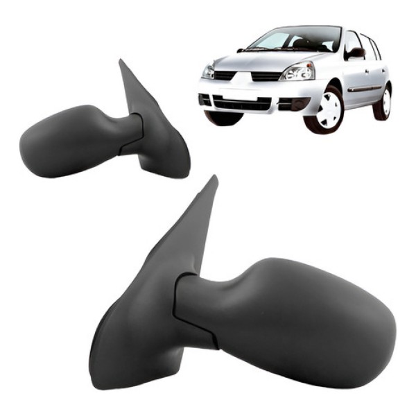 Par Retrovisor Clio 2003 04 05 06 07 A 10 2011 Com Controle