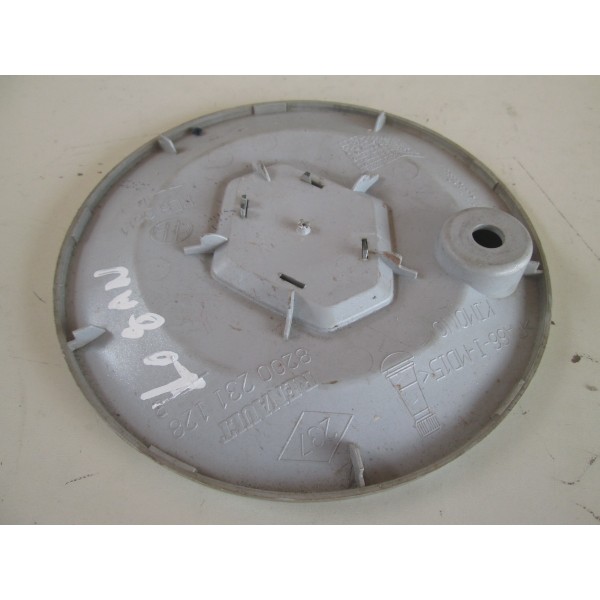Calota Roda Central Renault Clio Prata  Prateado