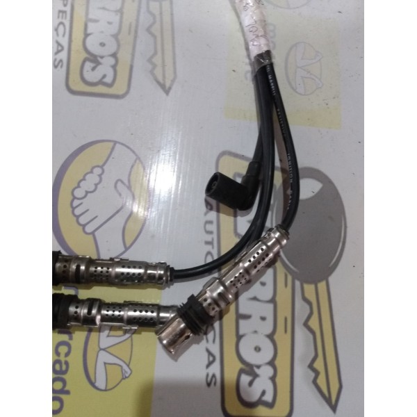 Jogo Cabos Vela + Velas Original Ngk Gol G3 G4 G5 Polo Fox