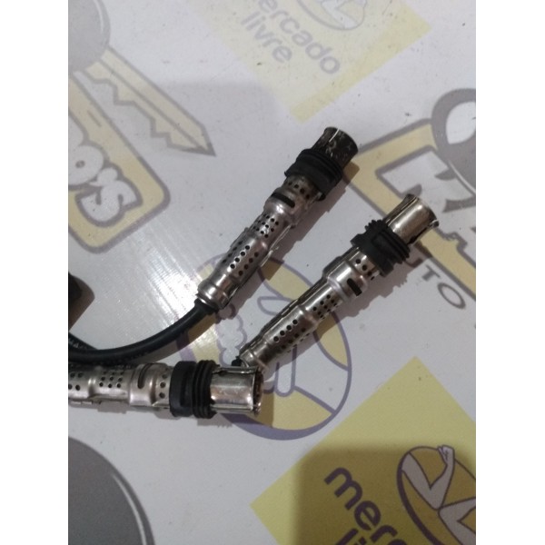 Jogo Cabos Vela + Velas Original Ngk Gol G3 G4 G5 Polo Fox