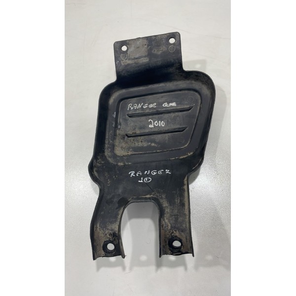 Grade Tampa De Milha Auxilar  Ford Ranger 2010 2011 2012 Preto Esquerdo