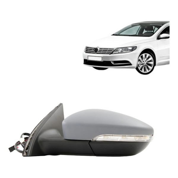 Retrovisor Passat Confortline Tsi 2011 A 2015 Elétrico Pisca