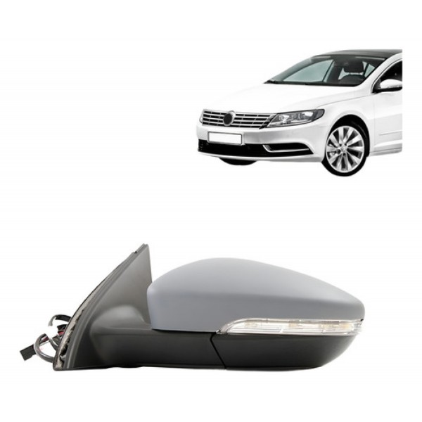 Retrovisor Passat Confortline Tsi 2011 A 2015 Elétrico Pisca