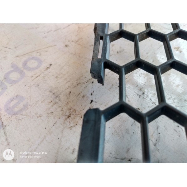 Grade Central Superior Parachoque Dianteiro Palio 2012/2015 Fosco