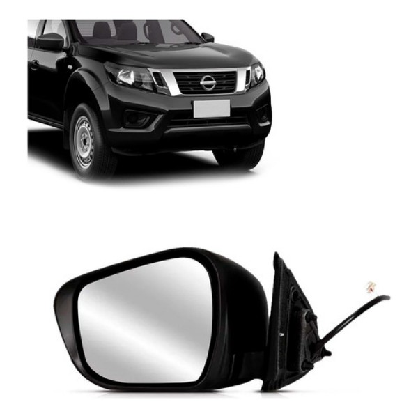 Retrovisor Frontier 2017 2018 2019 Eletrico Capa Texturizada