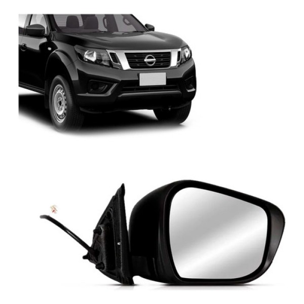 Retrovisor Frontier 2017 2018 2019 Eletrico Capa Texturizada