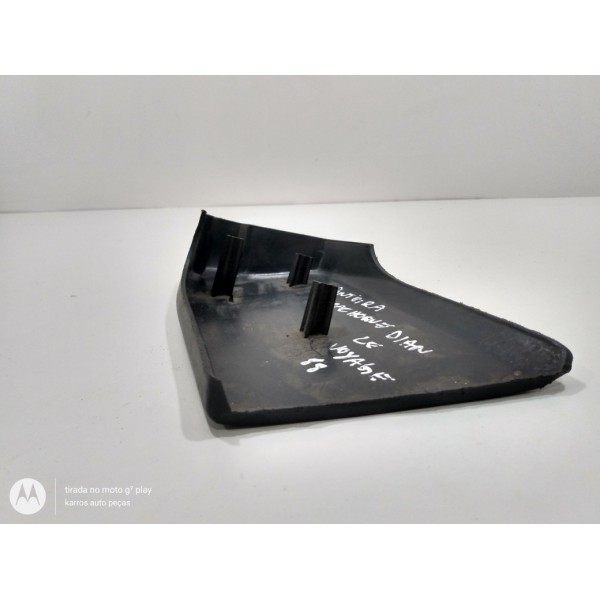 Ponteira Para-choque Polaina Gol Voyage 81/83 Dianteir Preta