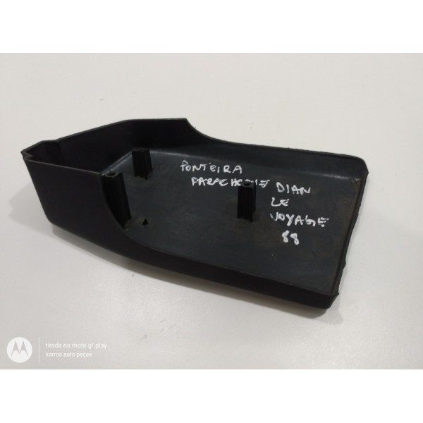 Ponteira Para-choque Polaina Gol Voyage 81/83 Dianteir Preta