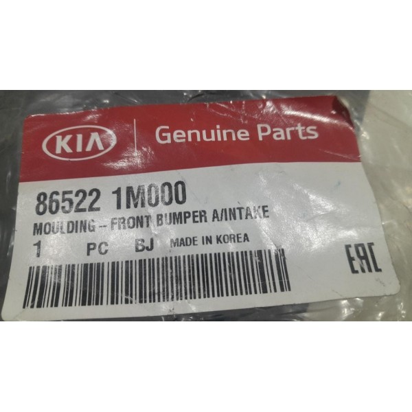Grade Dianteira Inferior Kia Cerato 08/13 Nova Original Preto