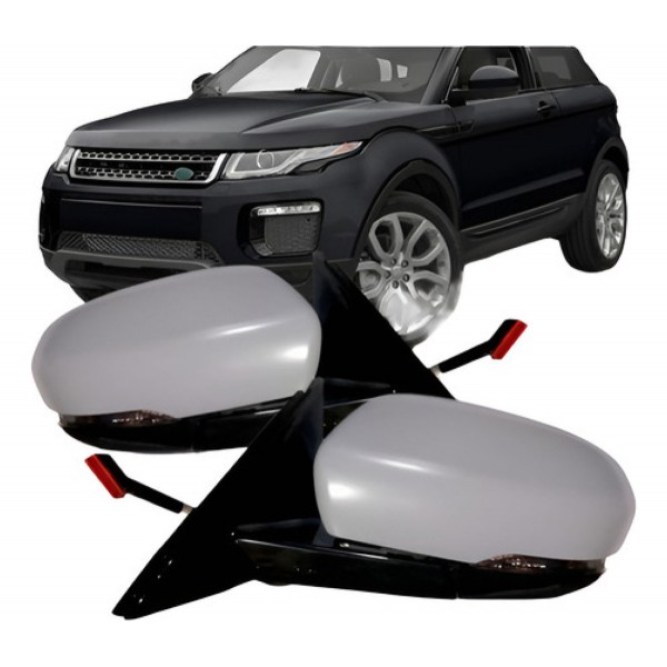 Par Retrovisor Evoque 14 A 22 Eletrico Retratil Com Pisca0