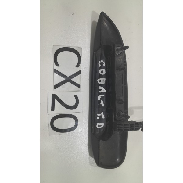 Maçaneta Externa Traseira Direita Gm Cobalt Onix Prisma Preto