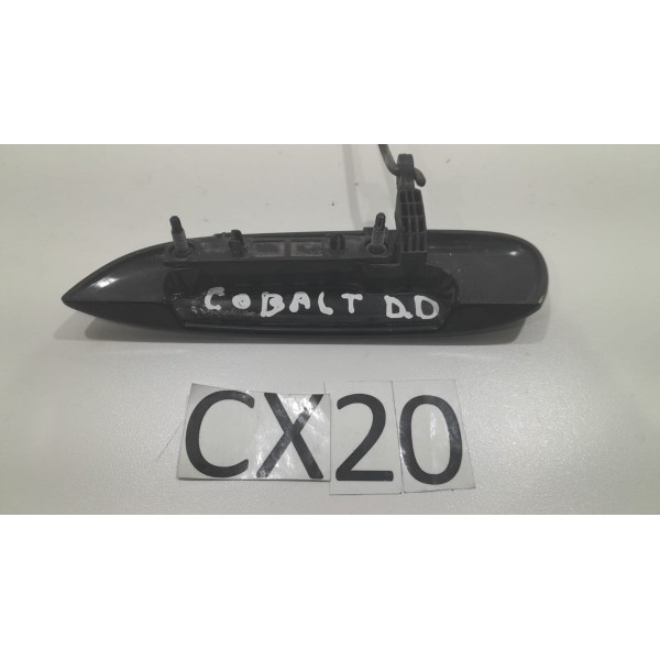 Maçaneta Externa Dianteira Direita Gm Cobalt Onix Prisma Preto