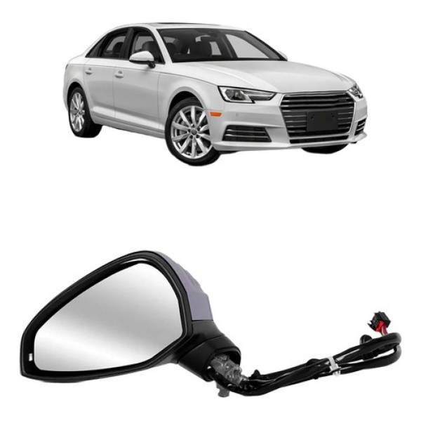 Retrovisor Audi A4 Sedan Attraction 2016 A 2018 Eletrico