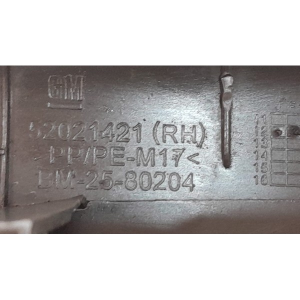 Moldura Soleira Traseiro Direito Gm Cobalt 11/15   52021421