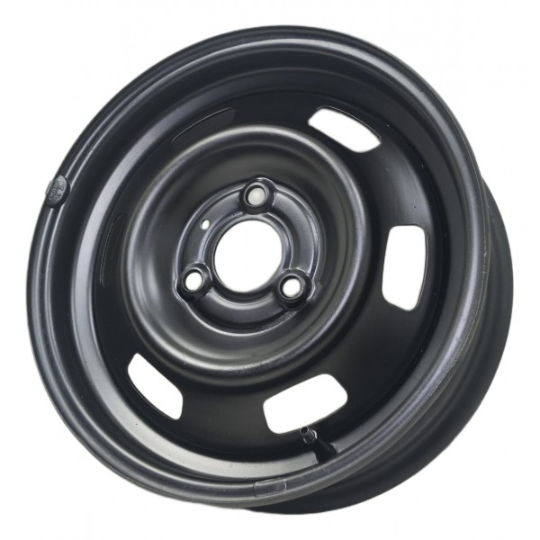 Roda De Ferro Aro 14 Kwid 2018 A 2024 3 Furos Preto