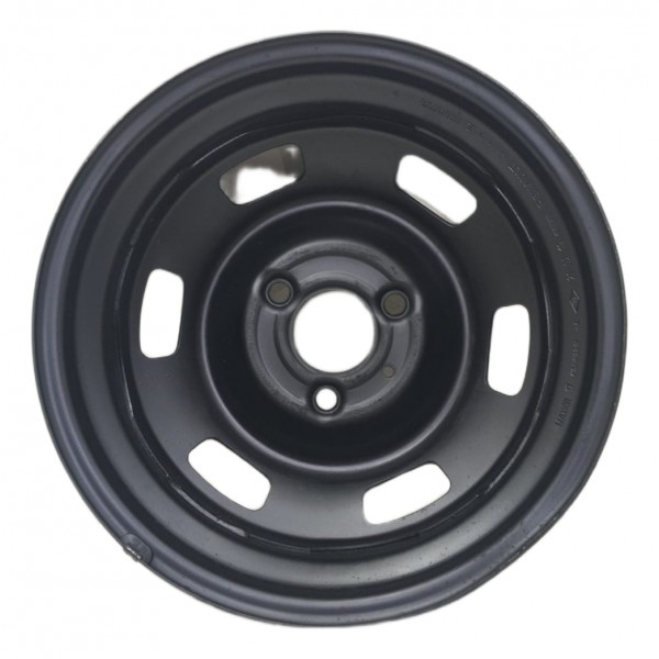 Roda De Ferro Aro 14 Kwid 2018 A 2024 3 Furos Preto