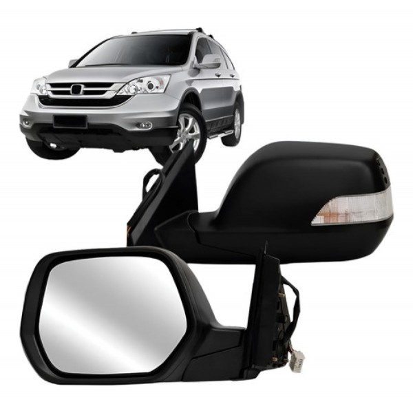 Retrovisor Elétrico Crv Com Pisca 2007 2008 2009 2010 2011