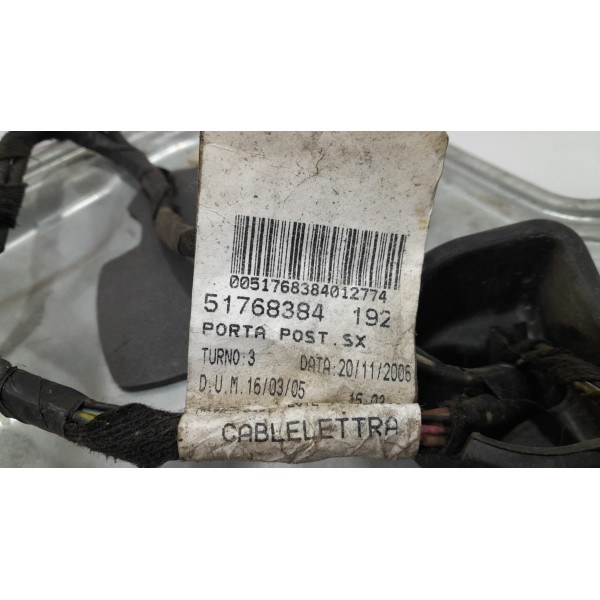 Máquina Vidro Elétrico Traseiro Esq Fiat Stilo 2003 Original