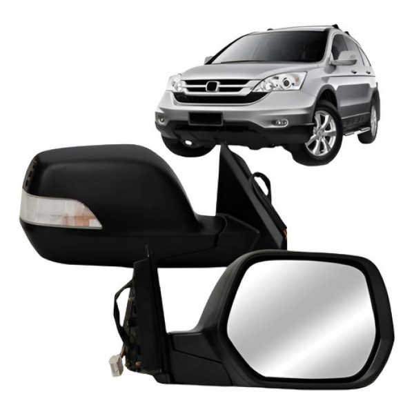 Par Retrovisor Eletrico Crv Com Pisca 2007 2008 09 2010 2011