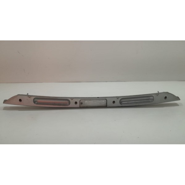 Moldura Tampa Traseira C Luz Placa Fiesta Hatch  Preto